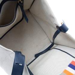 Pre Owned  Celine Beige/Multicolor Fabric Medium Phantom Luggage Tote