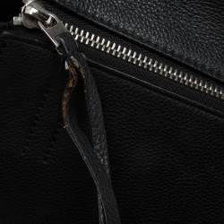 Pre Owned Celine Black Leather Medium Edge Top Handle Bag