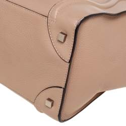 Pre Owned حقيبة يد سيلين لاغيدج ميني جلد بيج