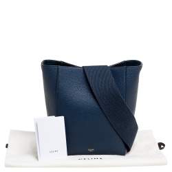 Pre Owned Celine Navy Blue Sangle Shoulder Bag
