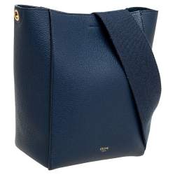 Pre Owned Celine Navy Blue Sangle Shoulder Bag