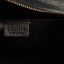 Pre Owned Celine Tri Color Leather Nano Luggage Tote