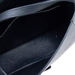 Pre Owned Celine Black Leather Small Trotteur Crossbody Bag