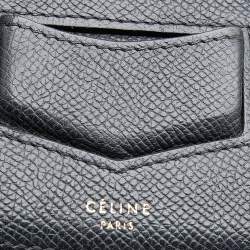 Pre Owned Celine Black Leather Small Trotteur Crossbody Bag