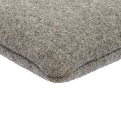 Pre Owned Celine Grey/Brown Felt Zip Pouch