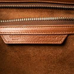 Pre Owned حقيبة يد توتس سيلين ميني لاغيدج جلد بني