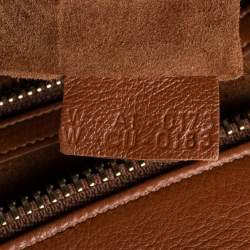 Pre Owned حقيبة يد توتس سيلين ميني لاغيدج جلد بني