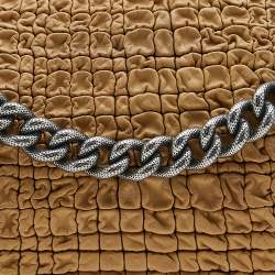 Pre Owned Celine Beige Leather Flap Shoulder Bag