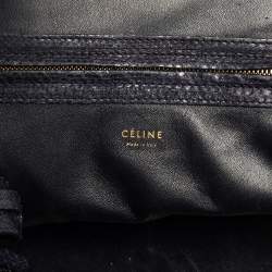 Pre Owned Celine Blue Python Medium Phantom Luggage Tote
