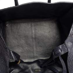 Pre Owned Celine Blue Python Medium Phantom Luggage Tote