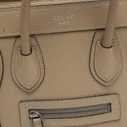 Pre Owned حقيبة يد توتس سيليننانو لاغيدج جلد بيج