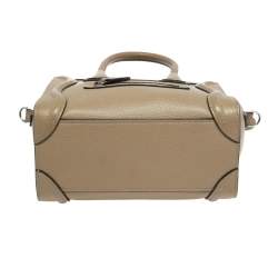 Pre Owned حقيبة يد توتس سيليننانو لاغيدج جلد بيج