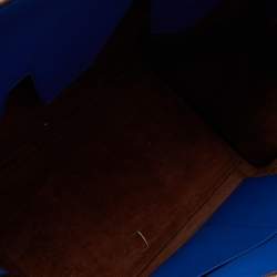 Pre Owned Celine Blue Leather Medium Tie Tote