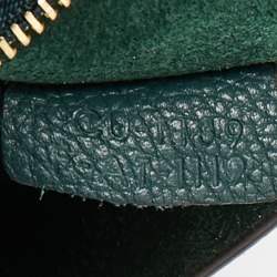 Pre Owned Celine Green Leather Medium Tassel Phantom Cabas Tote