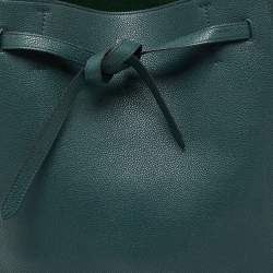 Pre Owned Celine Green Leather Medium Tassel Phantom Cabas Tote