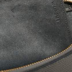 Pre Owned Celine Grey Leather Micro Belt Top Handle Bag
