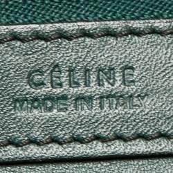 Celine Green Leather Small Cabas Phantom Tote