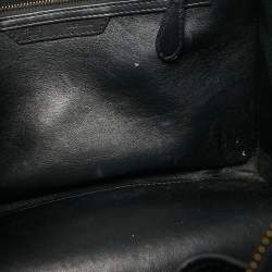 Pre Owned Celine Tricolor Calfhair and Leather Mini Luggage Tote
