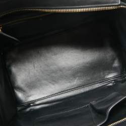 مملوكة مسبقًا حقيبة يد توتس لاغيدج جلد تمساح أسود صغيرة