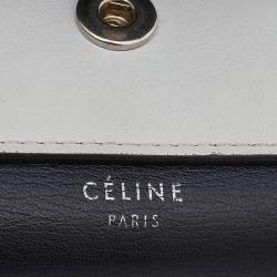 Pre Owned Celine Tri Color Leather Envelope Flap Wallet