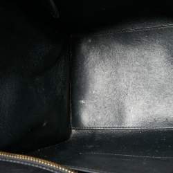Pre Owned Celine Tri Color Leather and Suede Mini Luggage Tote
