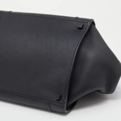 Pre Owned Celine Black Leather Small Phantom Luggage Tote