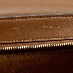 Pre Owned حقيبة سيلين ترابيز سويدي وجلد ثلاثي اللون يد علوية متوسطة