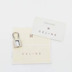 Pre Owned Celine Multicolor Leather Color Block Flap Top Handle Bag