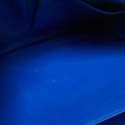 Celine Blue Python Large Classic Box Shoulder Bag