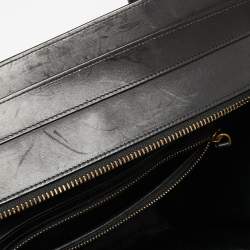 Pre Owned Celine Tri-Color Leather Mini Luggage Tote