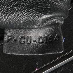 Pre Owned Celine Tri-Color Leather Mini Luggage Tote