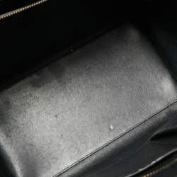 Pre Owned Celine Tri-Color Leather Mini Luggage Tote