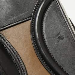 Pre Owned Celine Tri-Color Leather Mini Luggage Tote