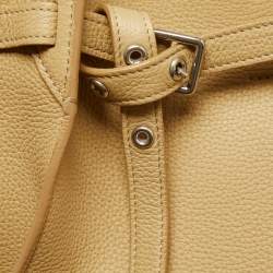 Pre Owned Celine Cream Leather Big Bag Bucket Bag