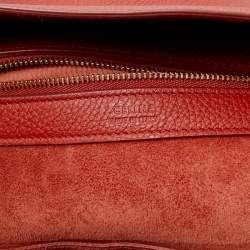 Pre Owned حقيبة يد توتس سيلين كاباس فانتوم جلد مُحبب ناعم برتقالي صغيرة