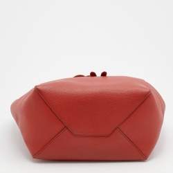 Pre Owned حقيبة يد توتس سيلين كاباس فانتوم جلد مُحبب ناعم برتقالي صغيرة