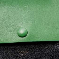 Pre Owned Celine Multicolor Leather Flap Shoulder Bag