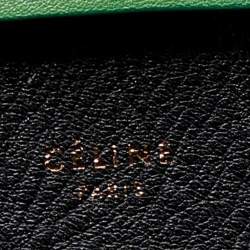 Pre Owned Celine Multicolor Leather Flap Shoulder Bag