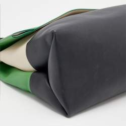 Pre Owned Celine Multicolor Leather Flap Shoulder Bag