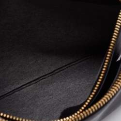 Pre Owned Céline Black Leather Large Trio Crossbody Bag