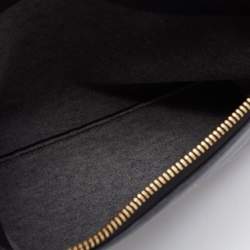 Pre Owned Céline Black Leather Large Trio Crossbody Bag