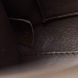 Pre Owned حقيبة يد توتس سيلين نانو لاغيدج جلد وجلد ثعبان ثلاثي اللون