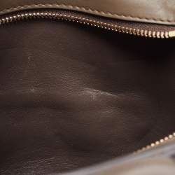 Pre Owned حقيبة يد توتس سيلين نانو لاغيدج جلد وجلد ثعبان ثلاثي اللون