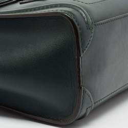 Pre Owned حقيبة يد توتس سيلين نانو لاغيدج جلد أ خضر