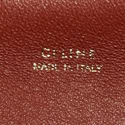 Pre Owned Celine Cinnamon Brown Leather and Python Micro Belt Bag