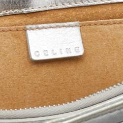 Pre Owned حقيبة يد توتس سيلين بوغي جلد فضي ميتاليك