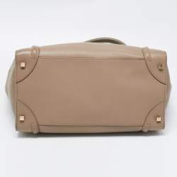 Pre Owned حقيبة يد توتس سيلين لاغيدج جلد بيج كبيرة