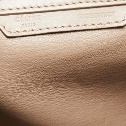 Pre Owned حقيبة يد توتس سيلين لاغيدج جلد بيج كبيرة