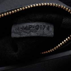 Pre Owned Celine Black Grained Leather Mini Tie Tote