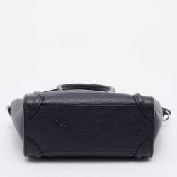 Pre Owned حقيبة يد سيلين نانو لاغيدج جلد سوداء 